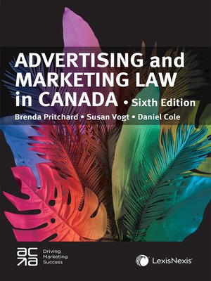 cover image of Advertising and Marketing Law in Canada